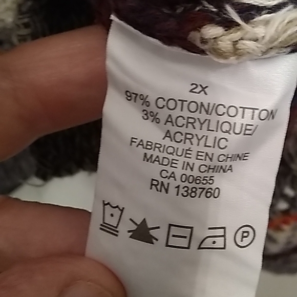 DC Jeans Long Sleeve Sweater 2X - Picture 11 of 11